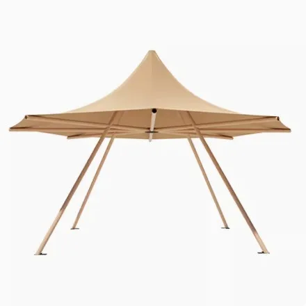 

Beach Wedding Sand Camping Tent Small Straw Hat Design Luxury Indian Canopy for Outdoor Sun Protection