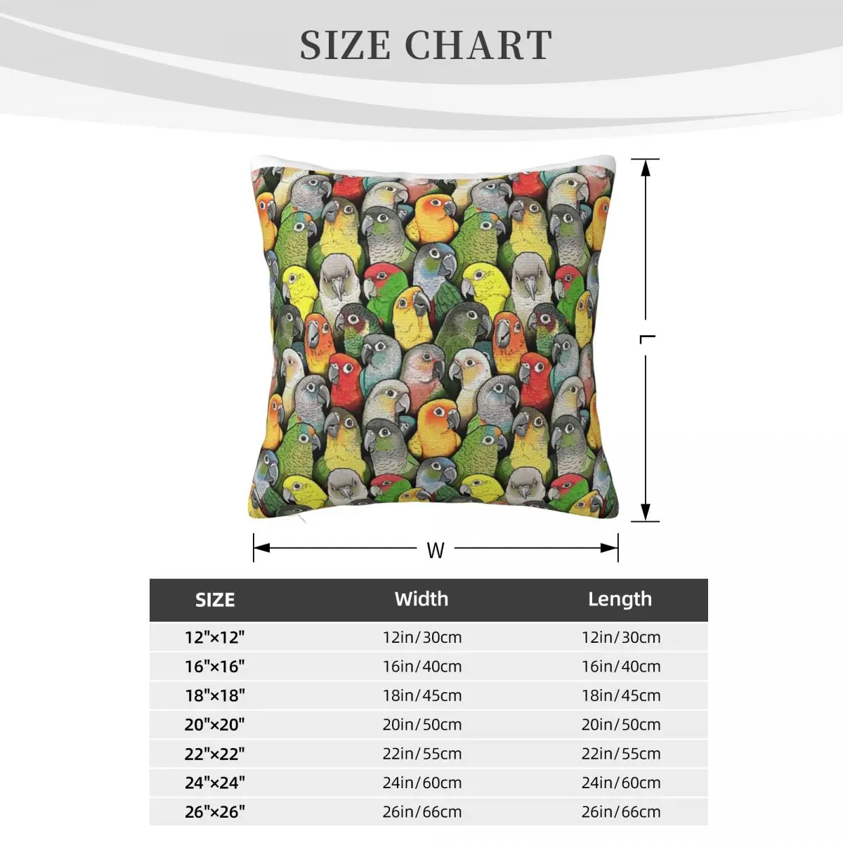 Colour Of Conures Decoration Cover For Pillow Cushion Cover 45X45 Pillow Case Pillow Cover