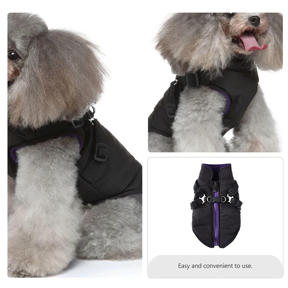 

Dog Warm Clothes Winter Puppy Coat Adorable Clothes Lightweight Breathable Polyester Durable Fashion Simple Design Walking Decor