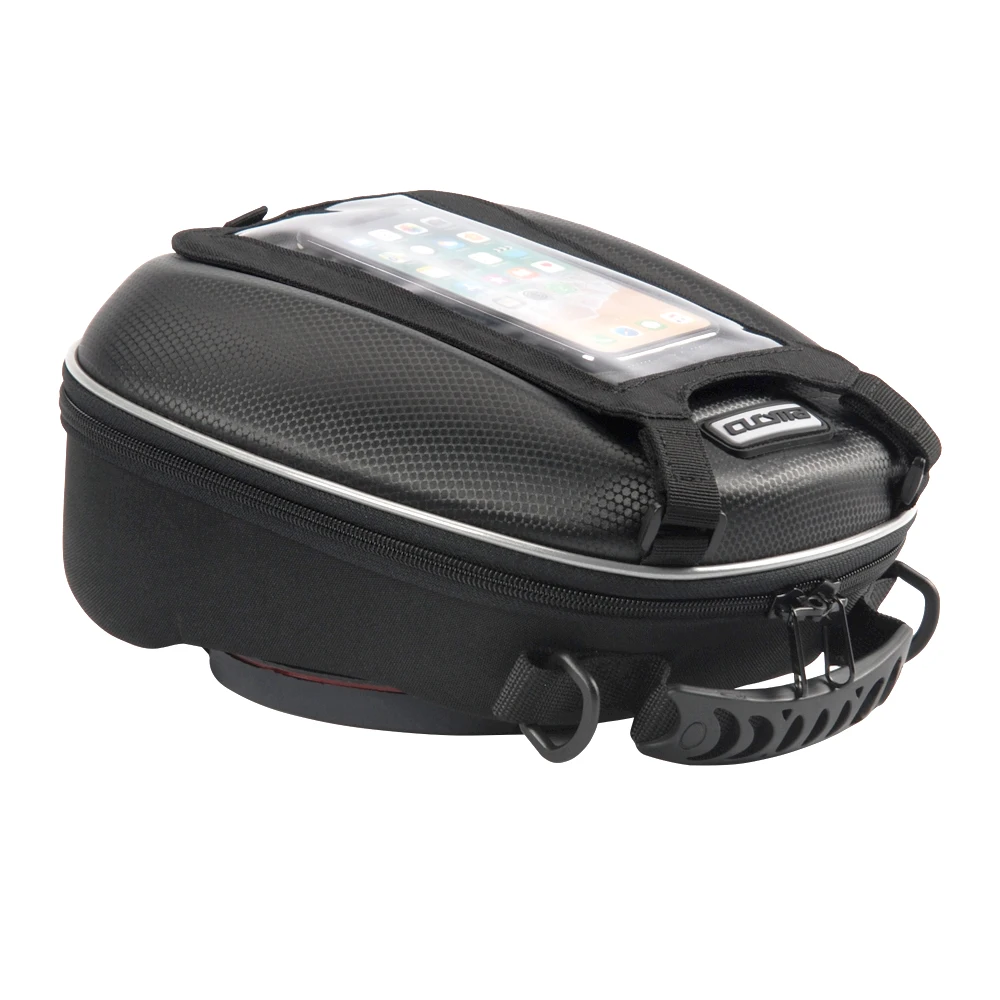 CB-N1903B Hard Shell Tanklock Motorcycle Bag Waterproof Sport Sling with Touchscreen Phone Pocket for Fuel Bikes