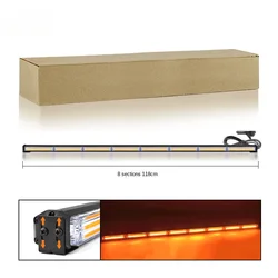 118cm COB LED Light Bar with Flashing Lights for Car and Trucks COB LED Strobe Bar for Roadside Emergencies and Construction