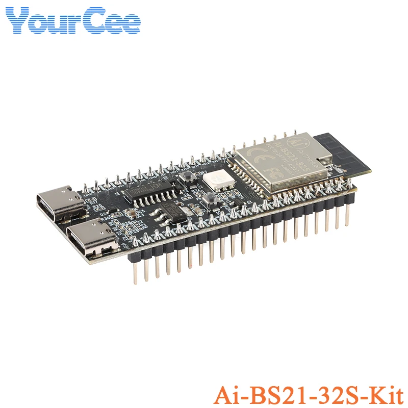 Ai-BS21-32S-Kit BLE5.4+SLE1.0 Dual Mode Development Board Ai-BS21-32S BLE Flash 32-bit MCU Module