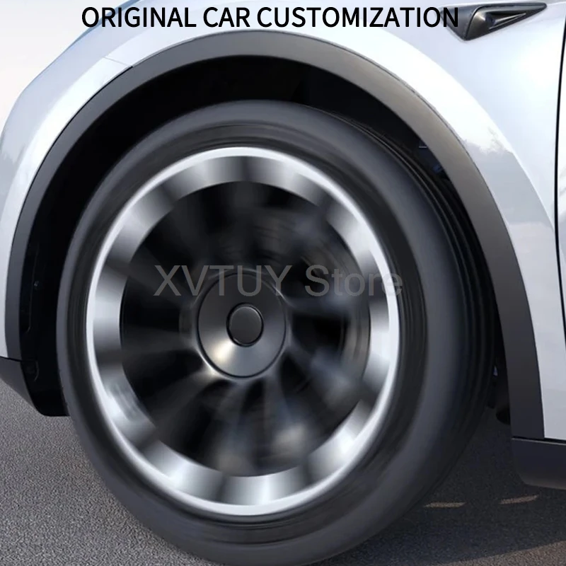 

20Inch Wheel Hub Protection For Tesla Model Y Turbine Hub Cap Wheel Cover Rim Patch ABS Rim Protector Automobile External Parts