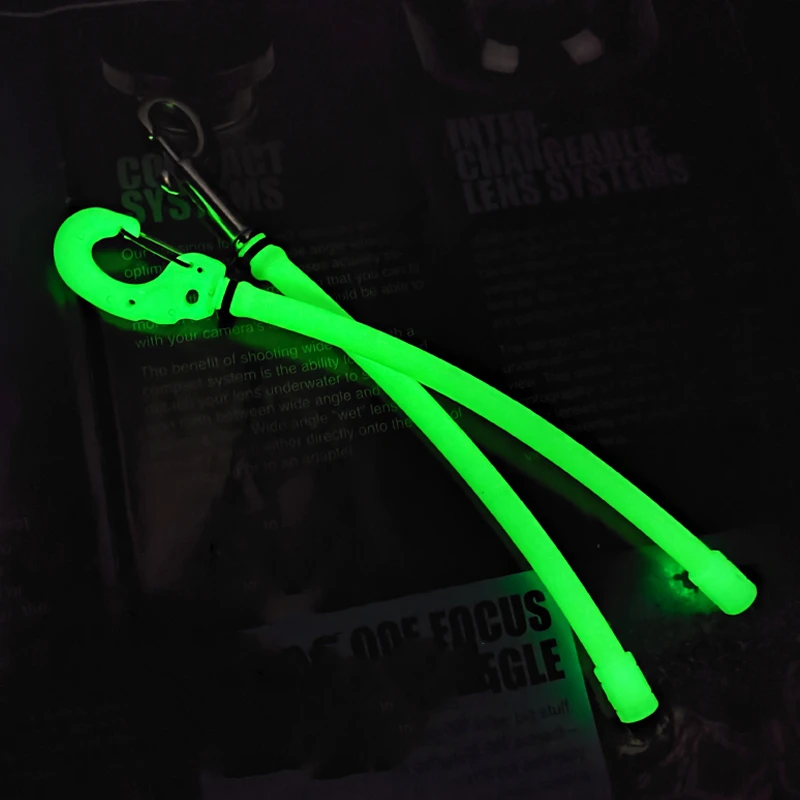 Luminous Glow Sign Storage Buckle Glow-in-the-dark Signage Adjust Hanging Buckle Outdoor Tactical Equip Decoration