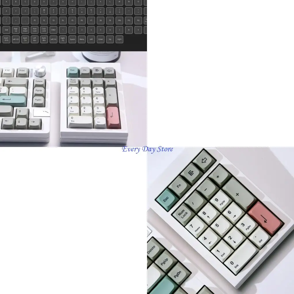 

LMK21 21Keys Aluminum Digital Keypad Numeric Keypad 2.4G Bluetoothcompatible TypeC 3modes Supports Various System