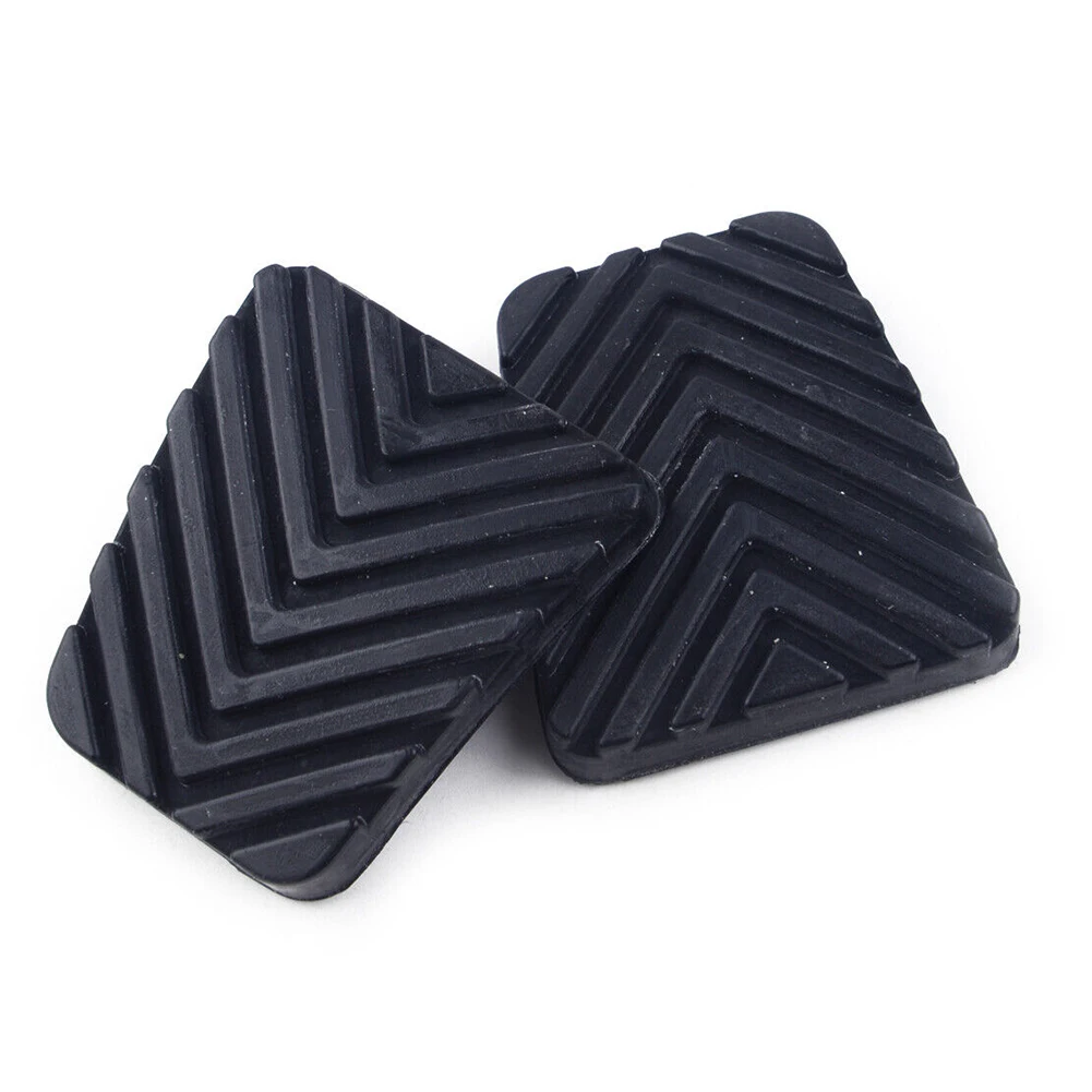 2Pcs Car Brake Clutch Pedal Rubber Pad Cover For Kia Sportage Forte Optima Sorento Soul Car-styling Clutch Brake Pedal