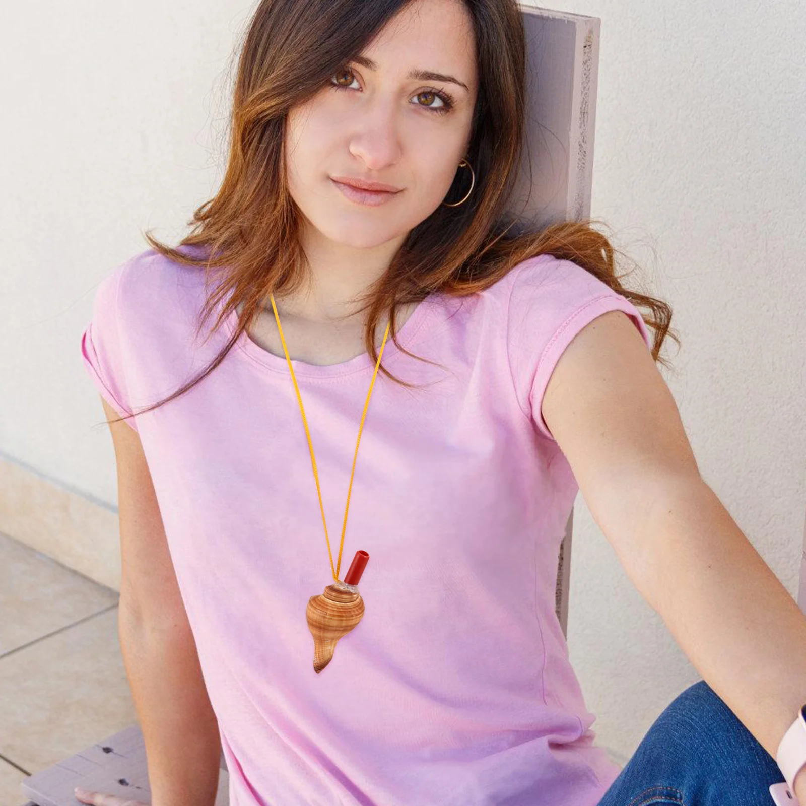 Sifflets de conque naturelle en forme de coquille, 5 pièces, pour Camping en plein air, randonnée, entraînement, forte d'urgence, appel marin Portable, cadeaux