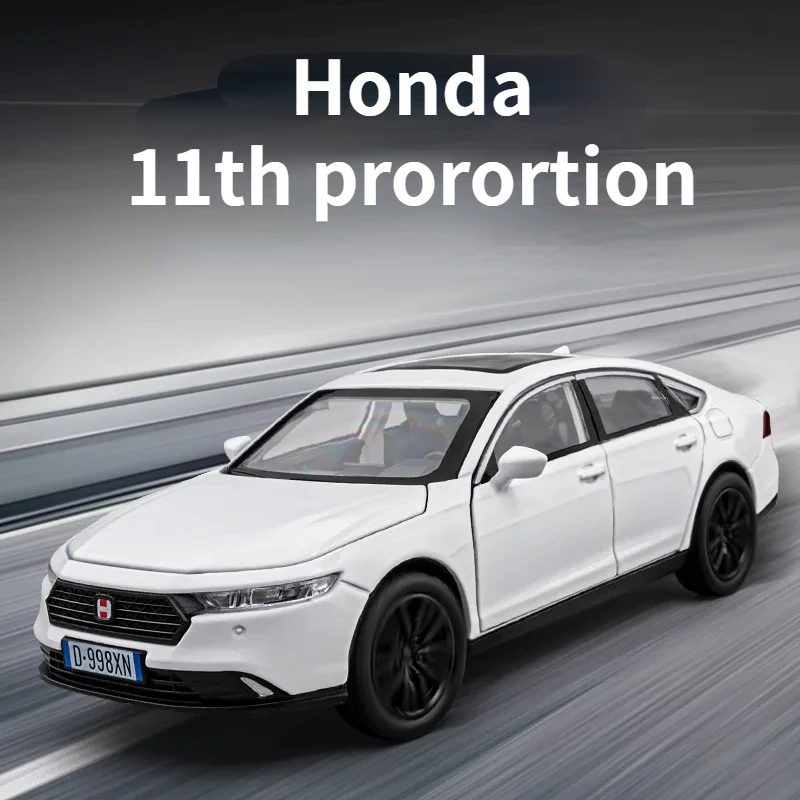 

1: 32 Honda 11th generation Accord alloy car model, front wheel with box, 4S store car accessories, children's toy gifts