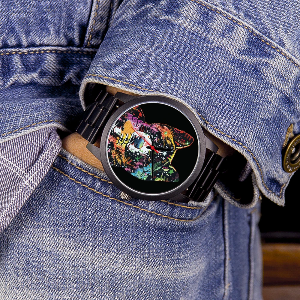 Jam Tangan Universal 45/38 mm Dial Personalisasi untuk Wanita, Gelang Jam Tangan untuk Pria, Jam Tangan Quartz Rose Gold