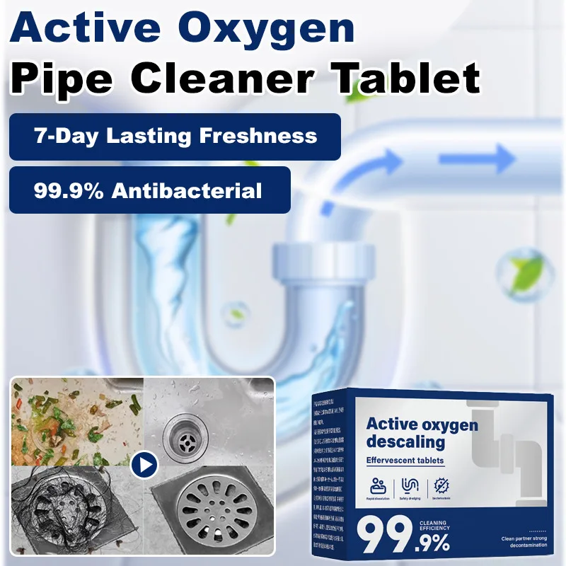 Espuma para desobstrucción de tuberías, eliminador de manchas de oxígeno activo, limpiador de quitamanchas de alcantarillado de cocina