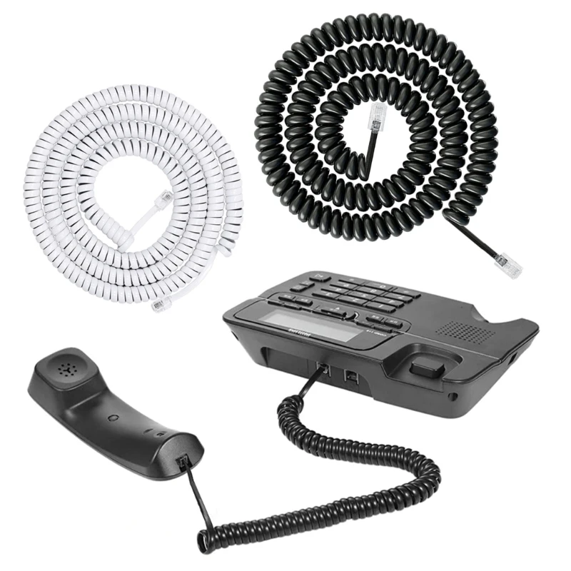 RJ9 RJ11 4P4C Telephone Cable High Compatibility Ensures Stable Connection And Easy Installation For Lindlines F19E