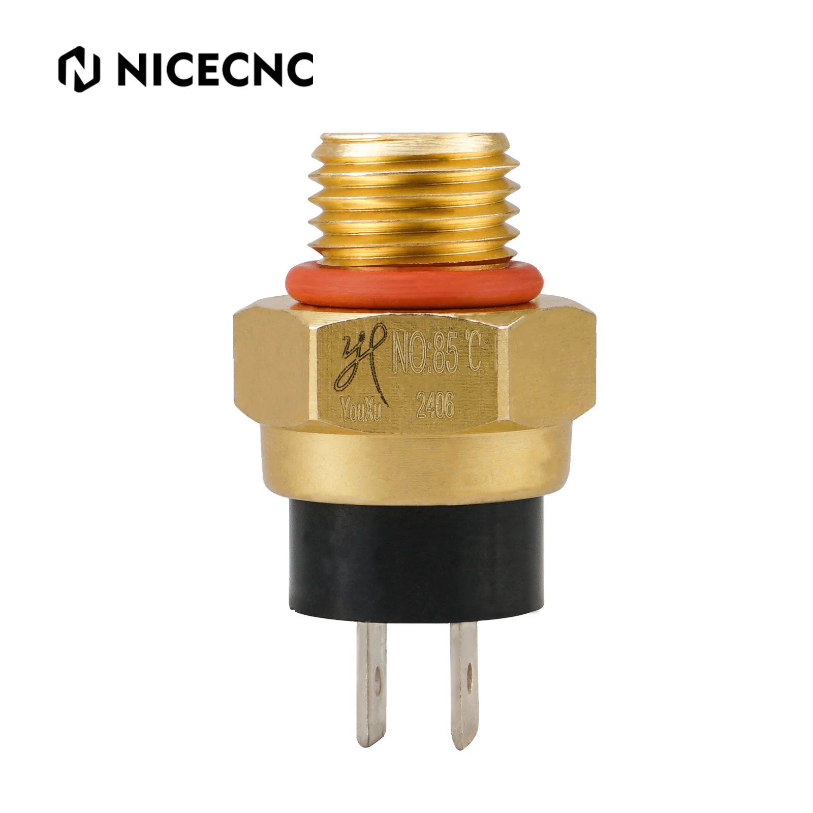 For KTM EXC 250 400 500 530 XCF-W EXC-F 250 350 Six Days XCW 400 450 500 530 M14X1.5MM Radiator Fan Switch Temperature Sensor