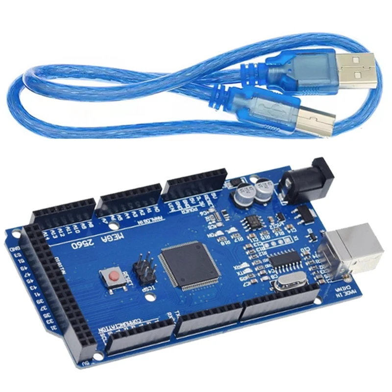

MEGA2560 R3 Improved Version Development Board Suitable For 3D Printers With USB Data Cable