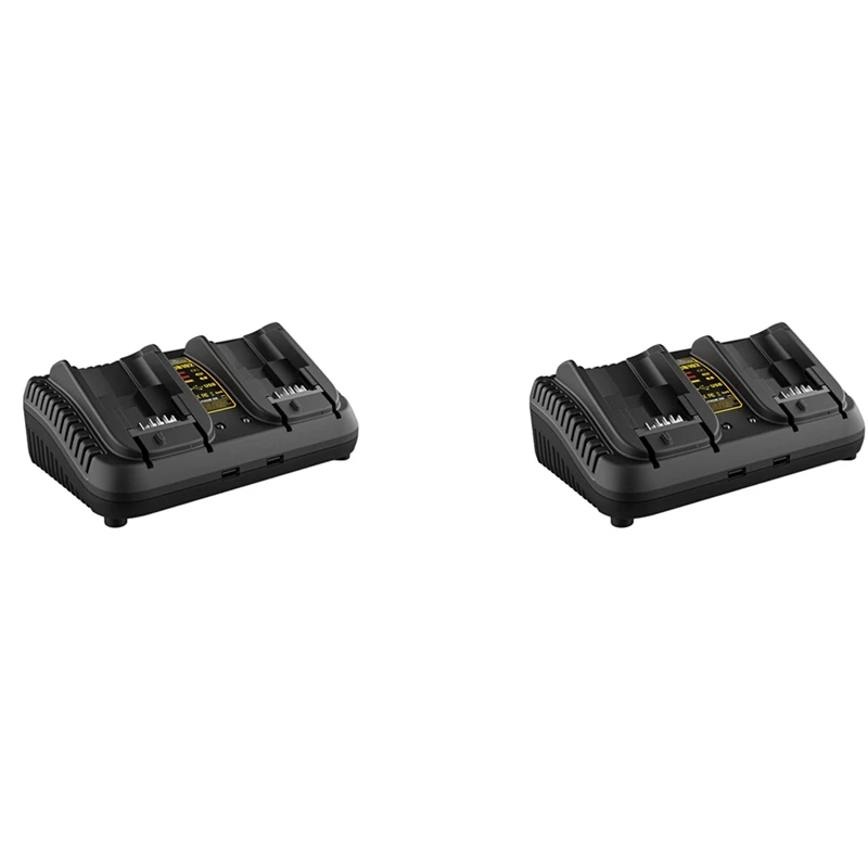 2X Battery Charger For DEWALT DC9310 10V-20V Nicd And Nimh Batteries DW9057 DC9071 DC9096 DE9039 DE9095/9096 US Plug