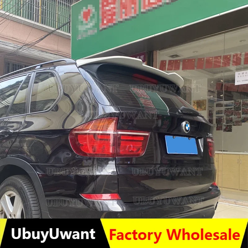 For BMW X5 E70 2006-2013 Year Roof Spoiler High Quality ABS Plastic Rear Wing Factory Style Body Kit Accessories