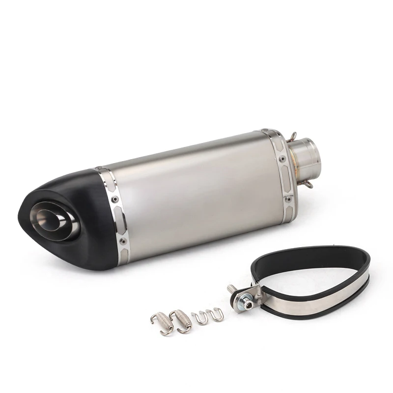 

STLF Universal 51MM Motorcycle Exhaust Pipe Carbon Fiber M20 Exhaust Muffler for Mt09 Yzf R3 Mt07 R15V2 Xsr155 Adv150