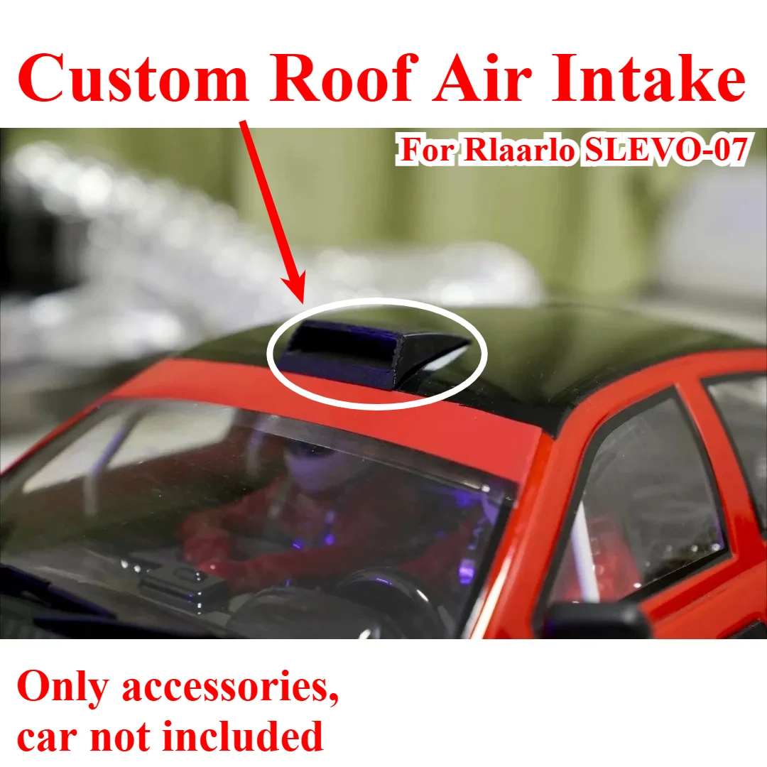 Simulated Roof Air Intake Custom Exterior Decor Accessories For 1/7 Rlaarlo SLEVO‑07 RC Rally Car Upgrade Cosmetic Model Parts