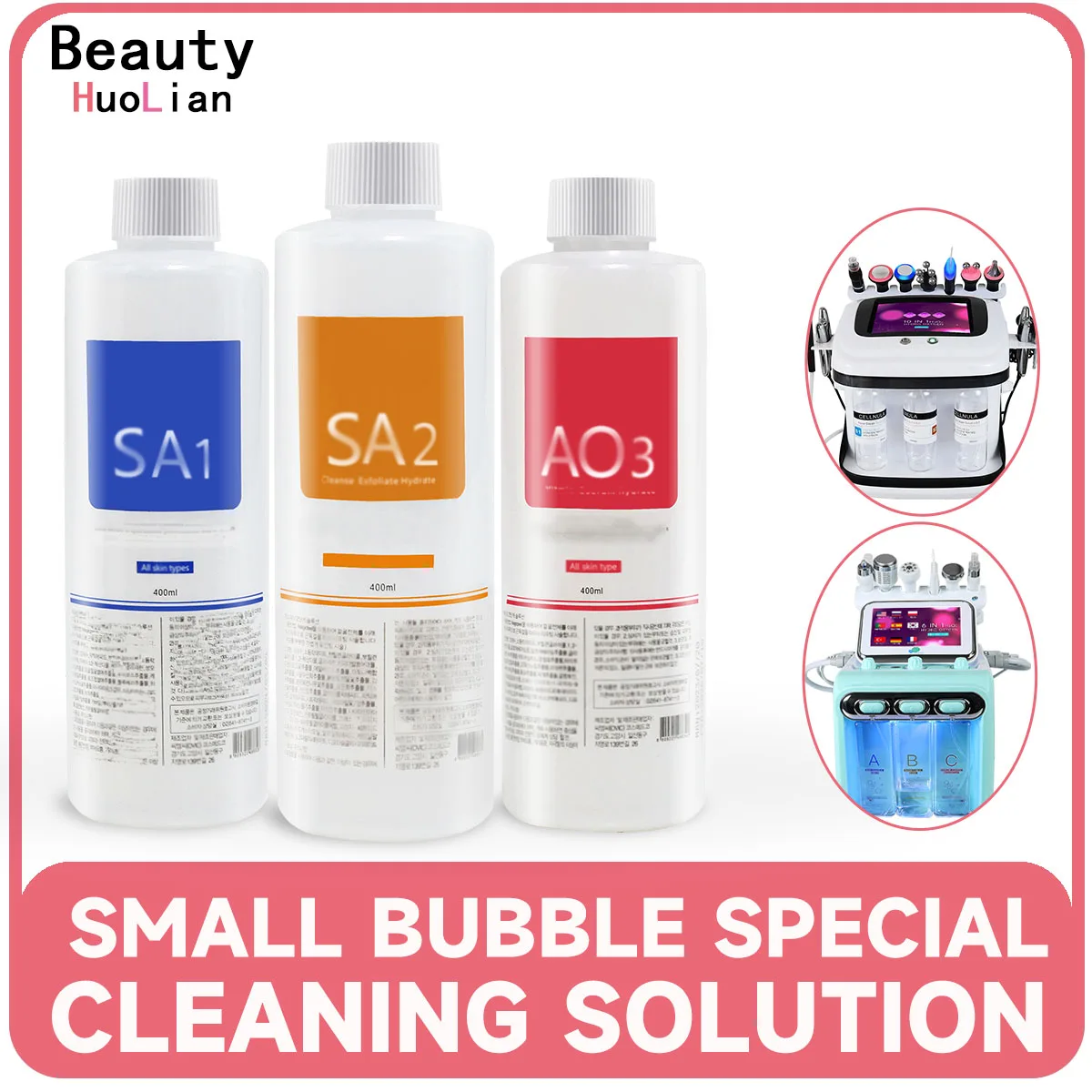 szt/Lot 1200ML Hydra Liquid Face Serum Facial Aqua Peel Solution AS1 SA2 AO3 For Beauty Machine SkinCare Deep Cleaning Fast ship