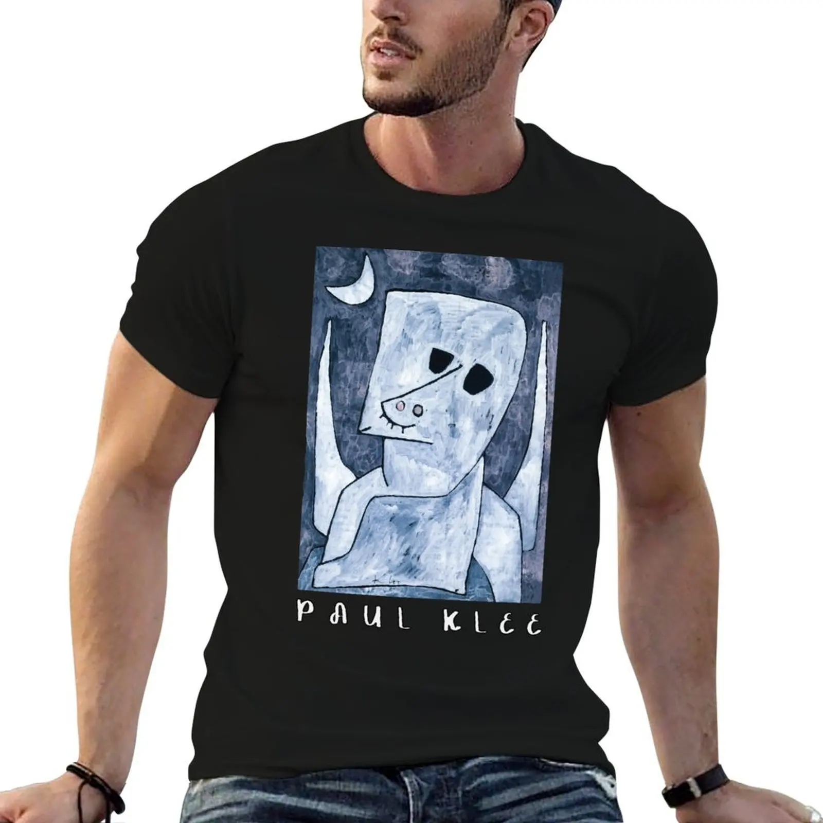 

Paul Klee's Angel Applicant T-Shirt funny t shirts cotton t shirt man plain cotton tshirt 100% T-Shirt