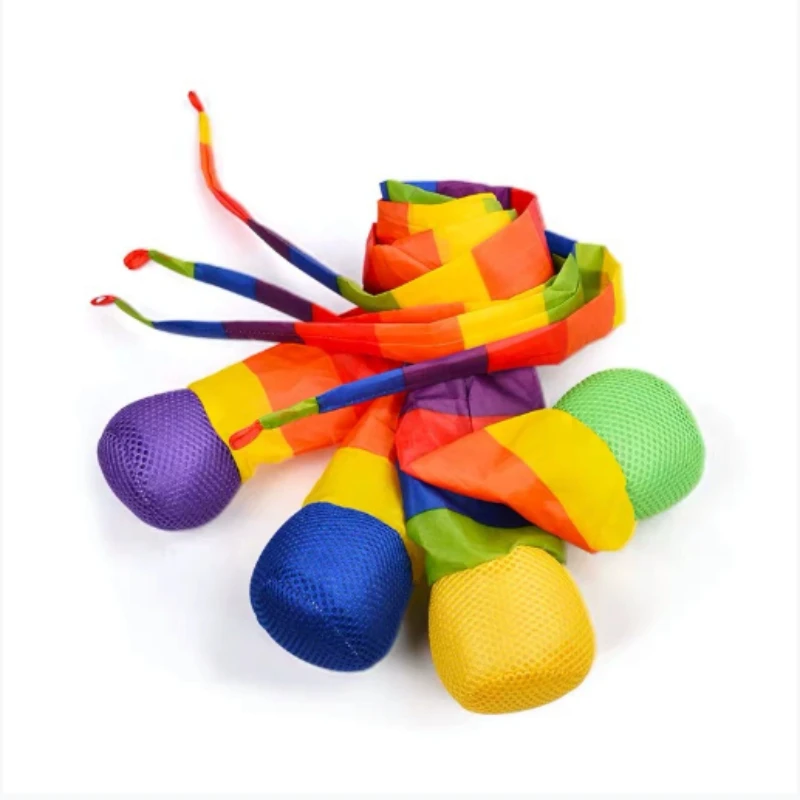 메테오 볼 유치원 감각 통합 훈련 장비 리본 바람 저항 소프트 볼 어린이 던지기 장난감