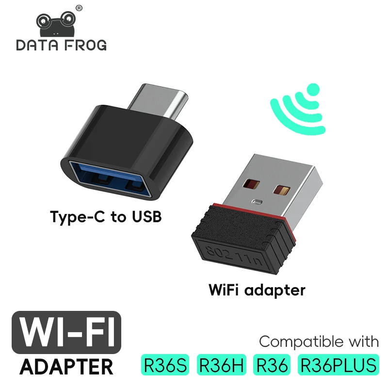 WiFi Adapter For R36S / R36H / R36 / R36PLUS Handheld Plug and Play Type C OTG USB Dongle Compatible with Official ArkOS