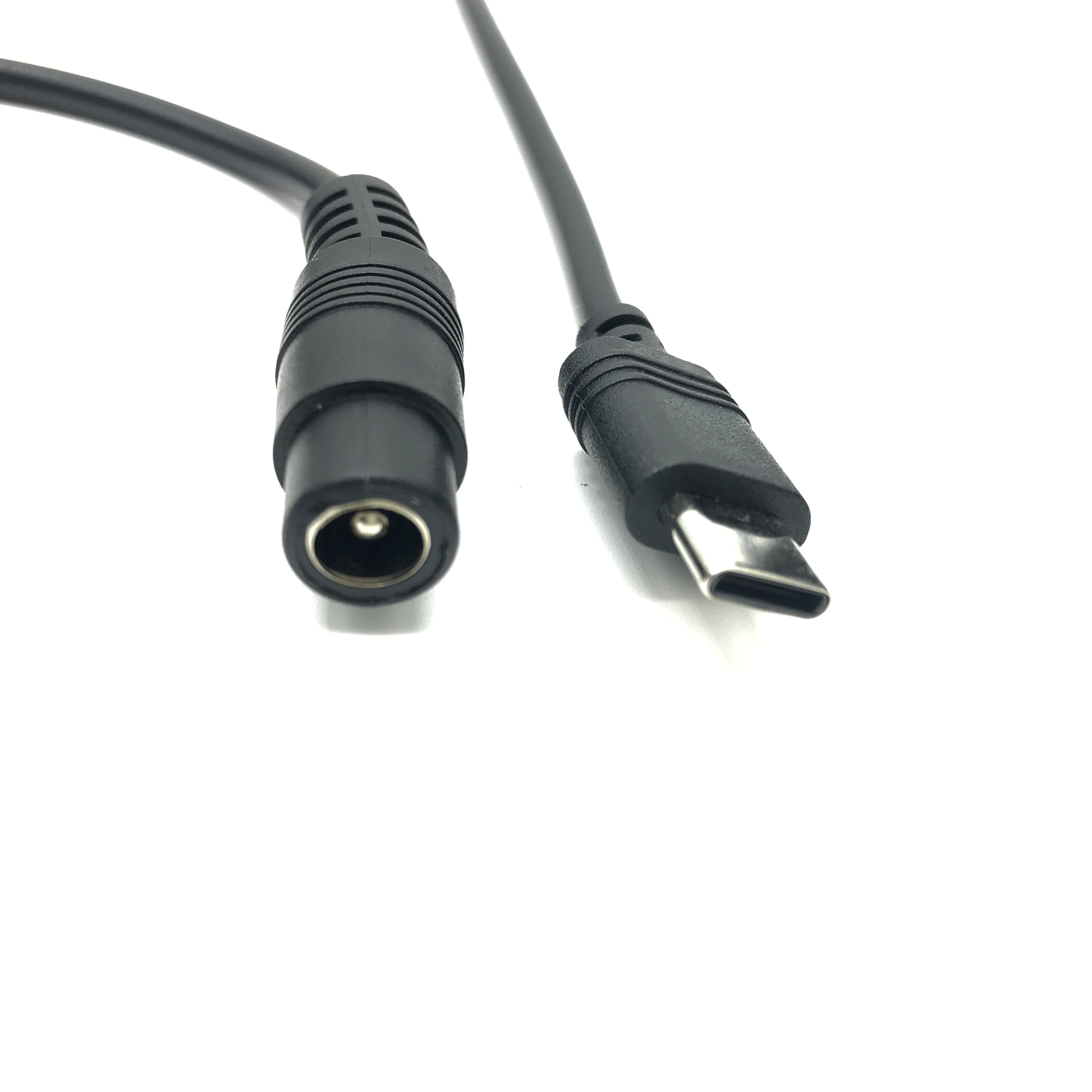 DC5.5 X 2.1มม.แจ็คหญิงประเภท-C ปลั๊ก USB 3.1ไมโคร Usb ชาย DC Power Connector Adapter DC ประเภท C 19ซม.ชาร์จ