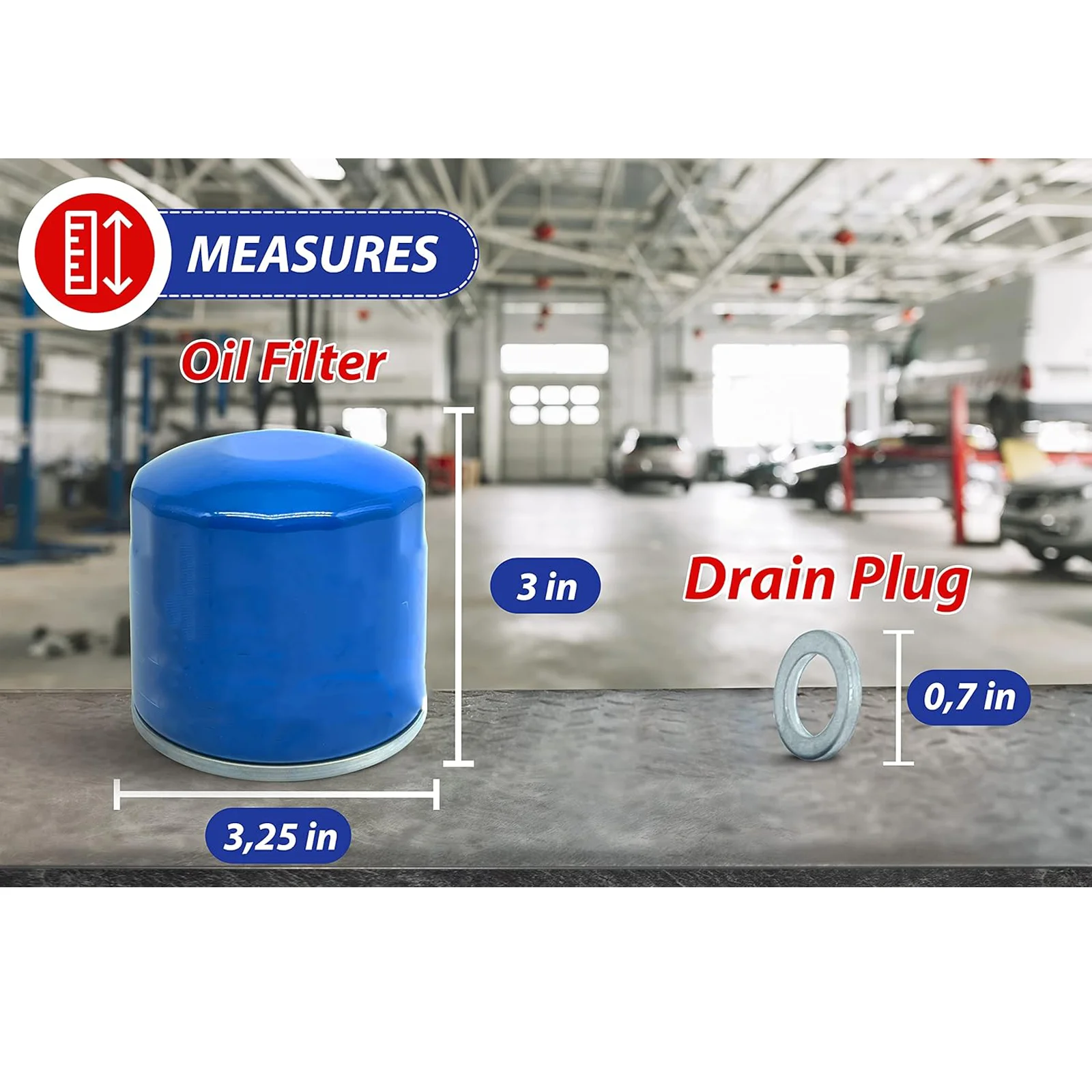 6 عبوات/10 عبوات من فلتر الزيت والحشيات مناسبة لمحركات كيا