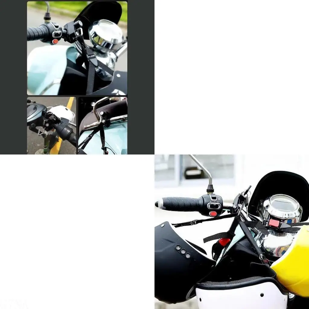 G7NA Portable Motorbike Helmet Security Lock Anti Theft Universal with 2 Keys