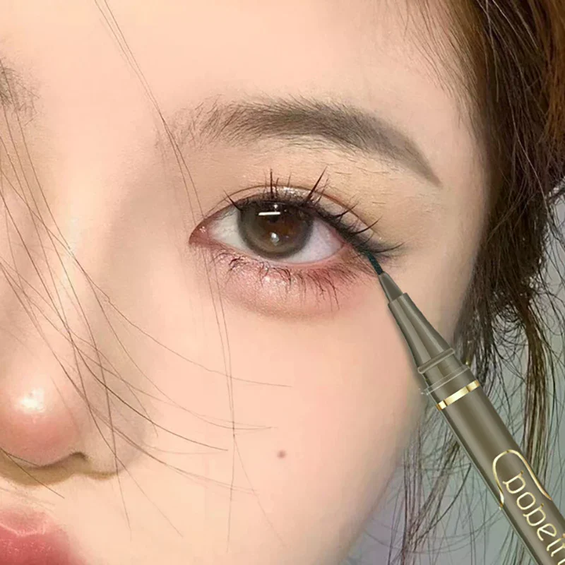 Trwały eyeliner w płynie w pisaku, matowy, gładki, szybkoschnący, wodoodporny, nie rozmazuje się, ultracienki eyeliner, pisak do dolnej powieki, narzędzia kosmetyczne.