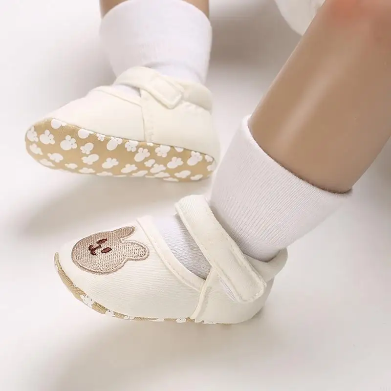 581F أنيق الدب تحت عنوان لينة باطن طفل أحذية مشي طفل أول أحذية مشي لا زلة تصاميم حذاء طفل صغير أحذية دافئة #2