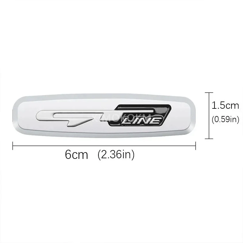 3D Metal N Logo Car Sticker Seat Emblem Badge For Hyundai N Avante Sonata Elantra i30 i20 Tucson N Line Sticker Accessories view 5