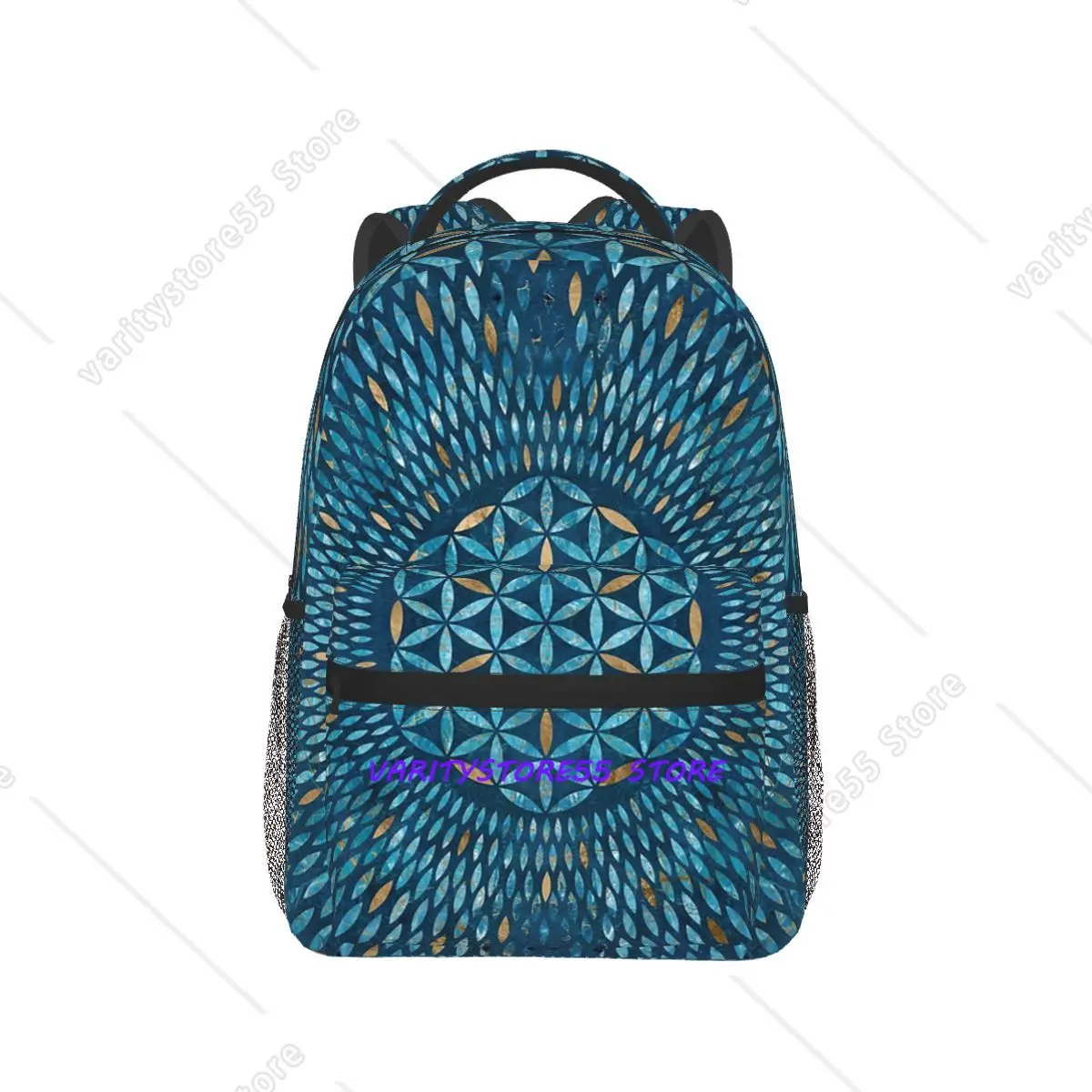 Mandala Flower Of Life In Lotus Backpack Hot Sale Daypack Large Capacity Children BookBag School Bag Shoulder Bags for Men Women