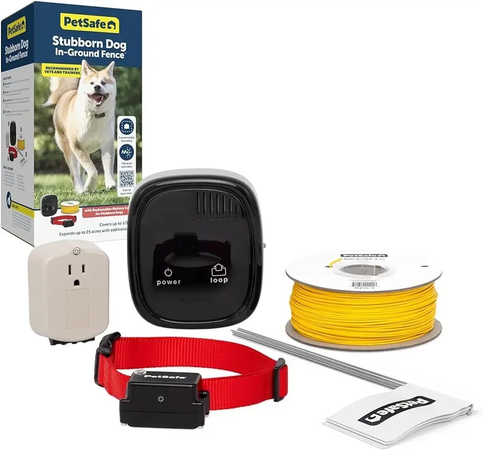 In-Ground Pet Fence for Dogs and Cats, PetSafe Stubborn Dog, from the Parent Company of INVISIBLE FILE