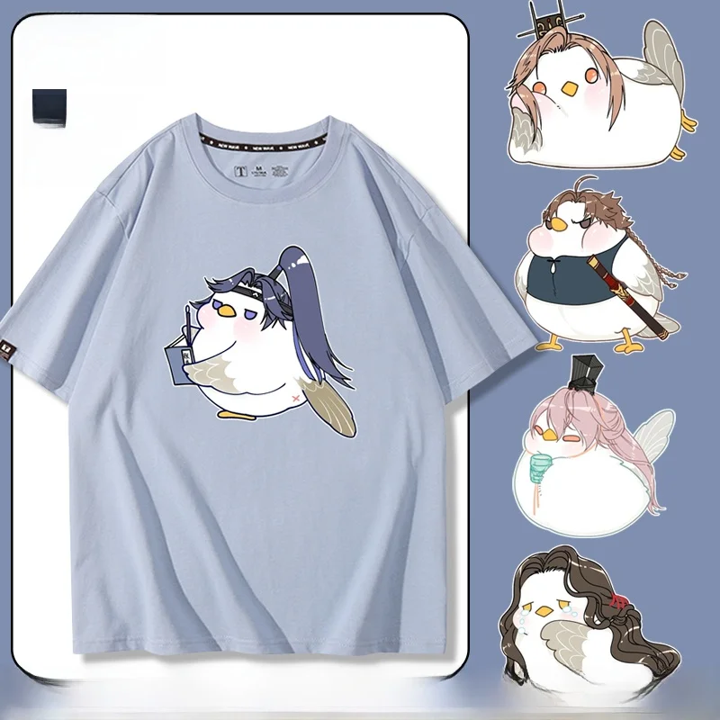 Pure Cotton T-Shirt Youth Summer Clothing round Neck Short Sleeve Printed Casual Top for Teenagers Gaming Theme Daily Wear