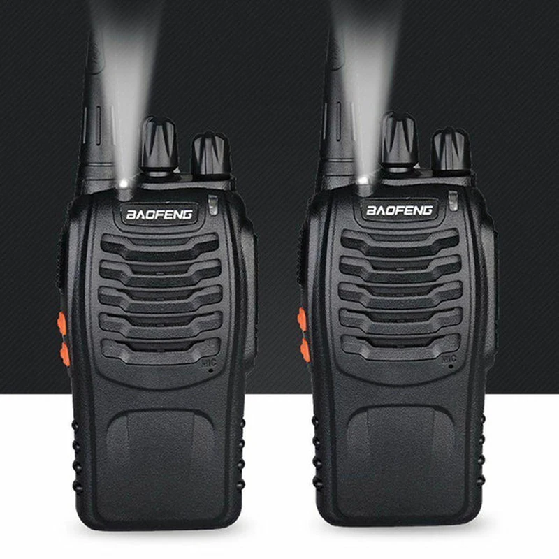 4 Stks/partij Originele Baofeng BF-888S Walkie Talkie Two-Way Radio Set Bf 888S Uhf 400-470Mhz 16CH Walkie-Talkie Radio Transceiver