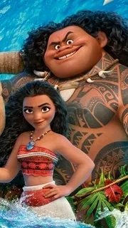 Disney Cartoon Moana Collection Wall Art Canvas Painting Nordic Posters and Prints Wall Pictures for Living Room Decor