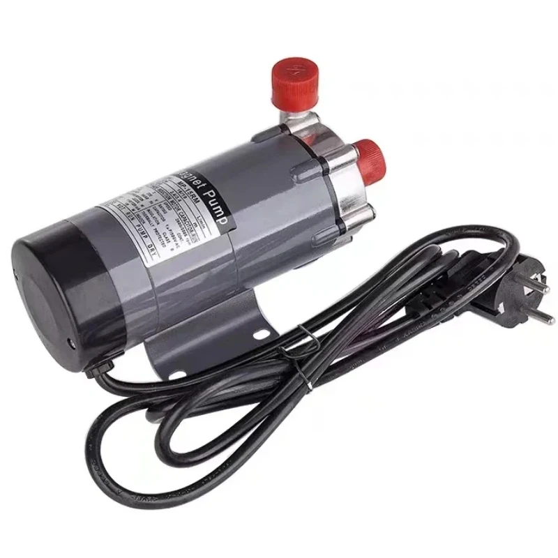 Imagem -04 - Bomba de Transferência de Mosto de Fermentação de Cerveja Artesanal Uso Doméstico Acionamento Magnético de 15rm com Cabeça de Aço Inoxidável 304 e Plugue Europeu.