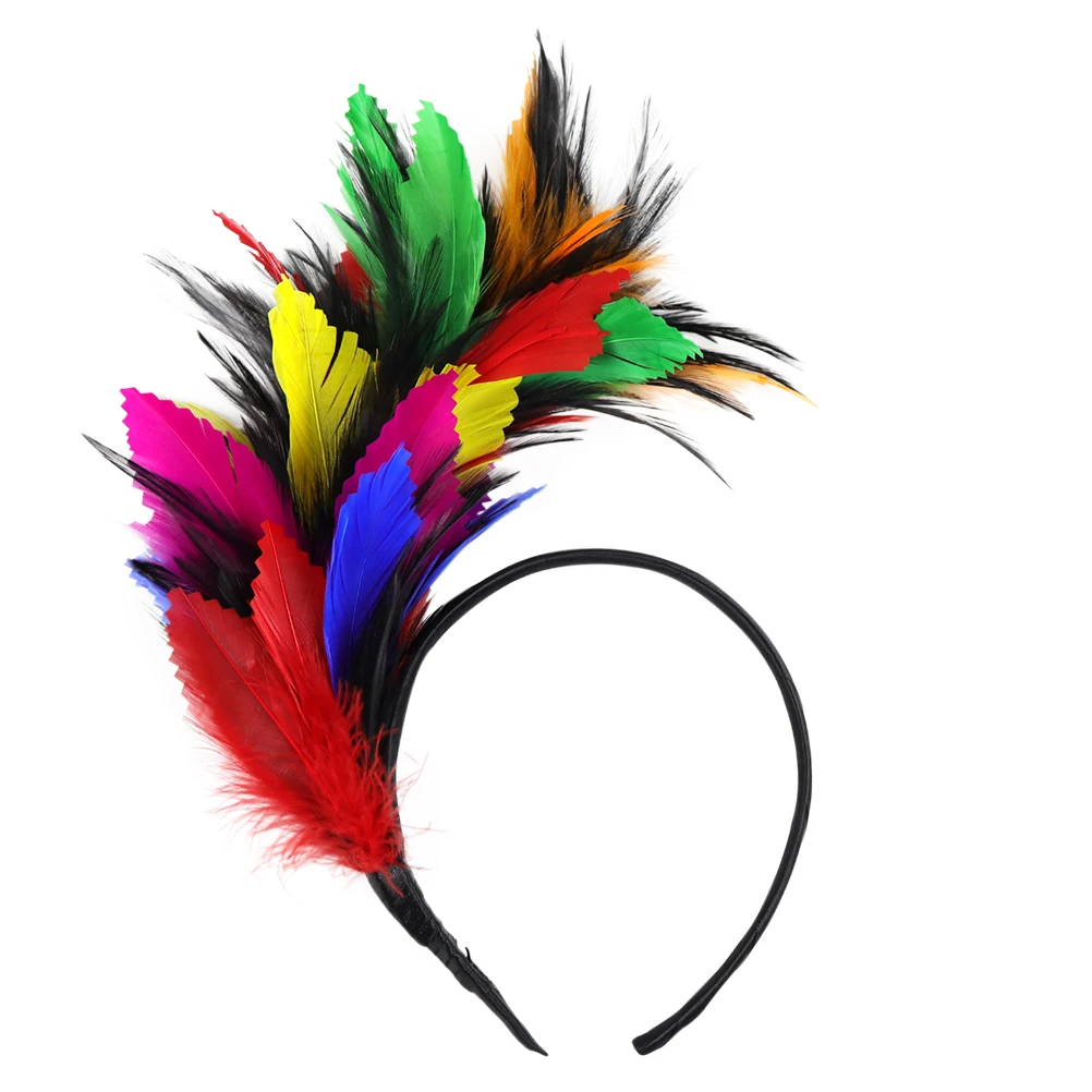 

Colorful Headband Women Girls Rainbow Headpiece Elegant Hair Hoops Design Headdress Party Headwear Hairstyling