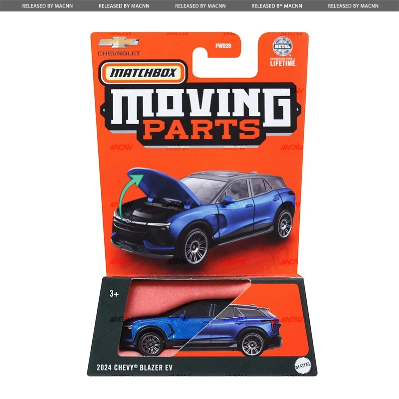 2024 Mattel Matchbox Moving Parts 1992 BUIck RANGE Opel mokka Fwd28-Q Chevy Blazer Ev Taycan Gts Model Metal Car Toy Gift