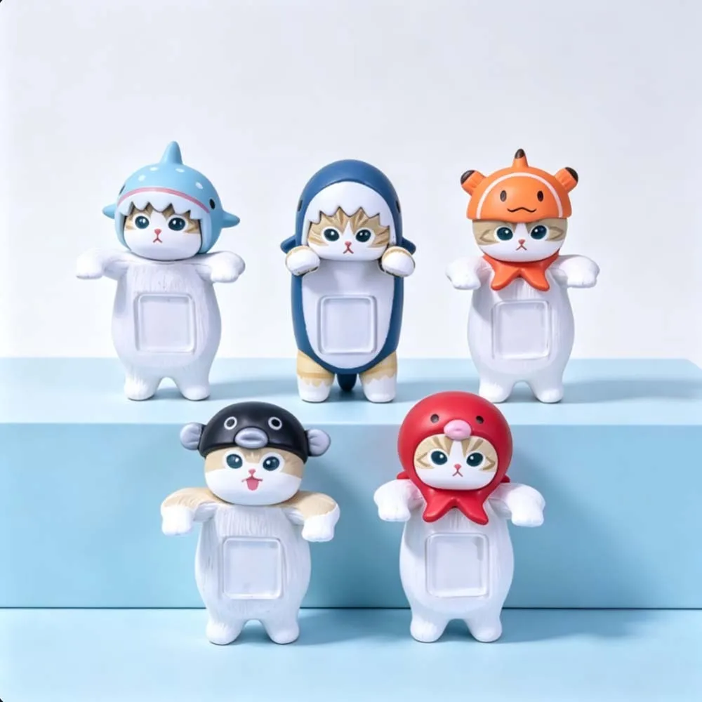 Mofusand Blind Box Hippers Marine Life Series Anime Mini Action Figures Doll Mobile Phone Computer Decoration Birthday Gifts