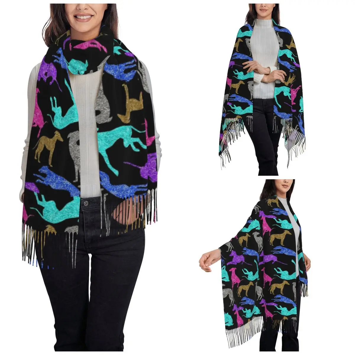 Greyt Greyhound Combo Scarf Wa - Pashmina Wrap Large avis et prix
