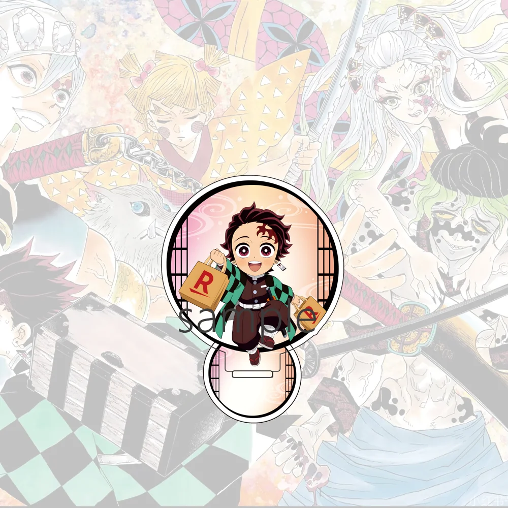جديد أنيمي شيطان القاتل Q نسخة 10 سنتيمتر الاكريليك الشكل حامل نموذج Nezuko Tanjirou Shinobu Giyuu Muichirou سطح المكتب الديكور هدية