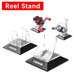 Fishing Reel Stand Baitcasting Round Fly Raft Holder Non Slip Water Drop Wheel Display Stand Rack Storage Holder Fishing Tools