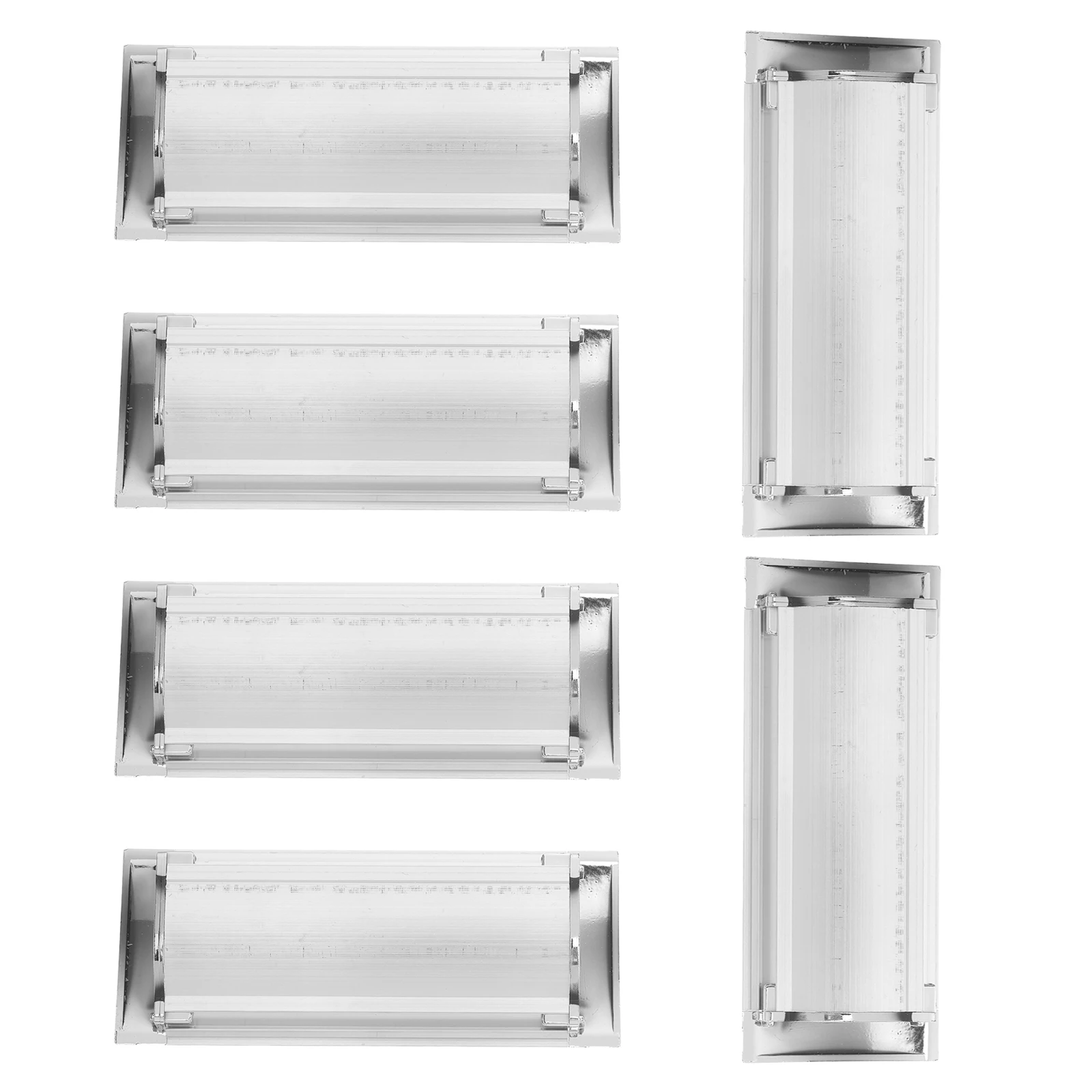 

Aluminum Alloy Recessed Drawer Handle Modern Closet Pulls Kitchen Cabinet Hardware Sleek Design Concealed Buckle