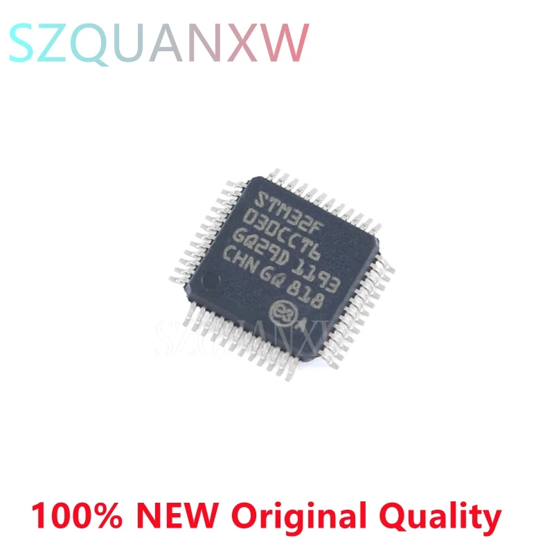 2pcs STM32F STM32F030 STM32F030CCT6 LQFP-48 Cortex-M0 32-bit Microcontroller-MCU Chip IC Integrated Circuit