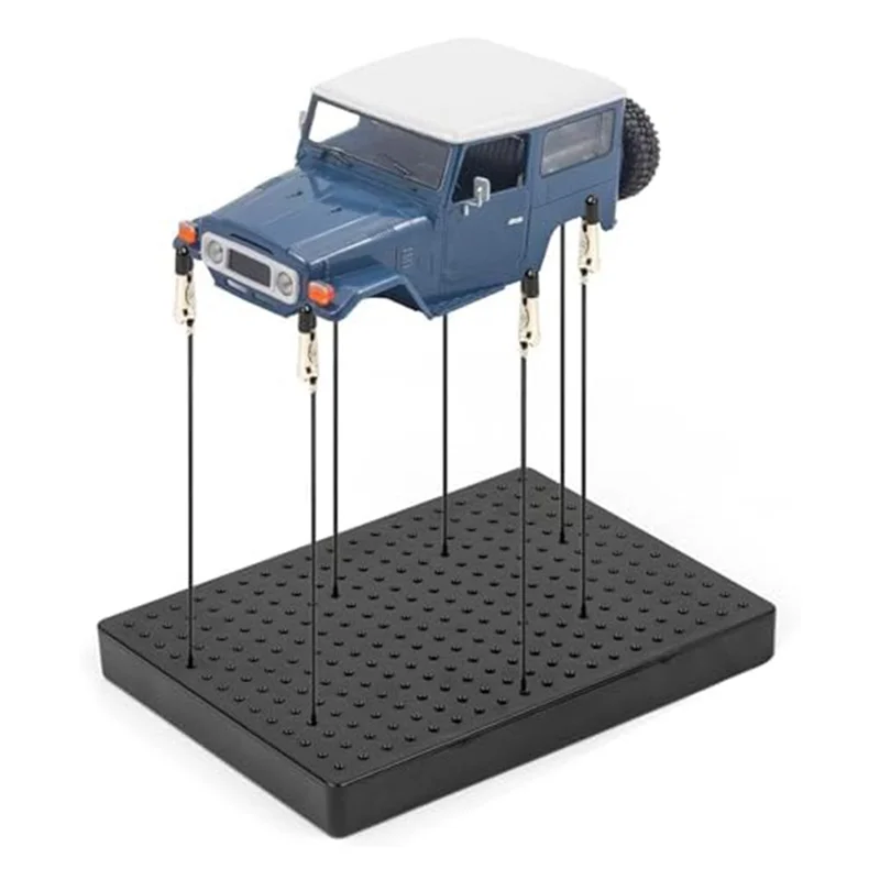 Abum-modelo base de suporte de pintura (19x14 furos) e 27 peças de palitos de jacaré conjunto de ferramentas de modelagem para aerógrafo spra durável