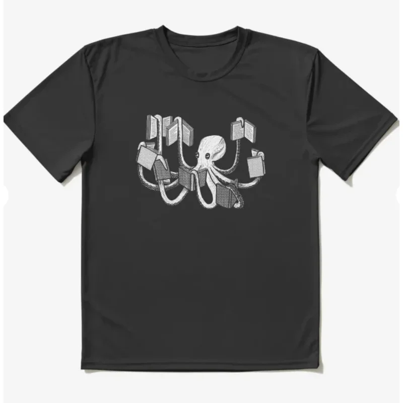 Leisure sports daily personality fashion trend pulpo style elements Armed With Knowledge Active T-Shirt04198