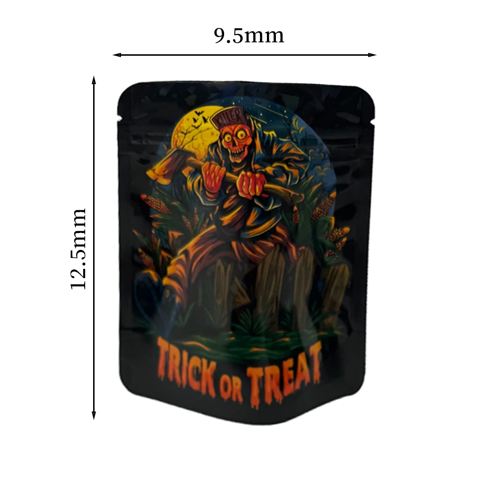 50 قطعة أكياس مقاومة للرائحة مايلر المجسم الأغلاق أكياس احباط الحقيبة أكياس بسحاب قفل لجميع القديسين لصالح تخزين تغليف المجوهرات