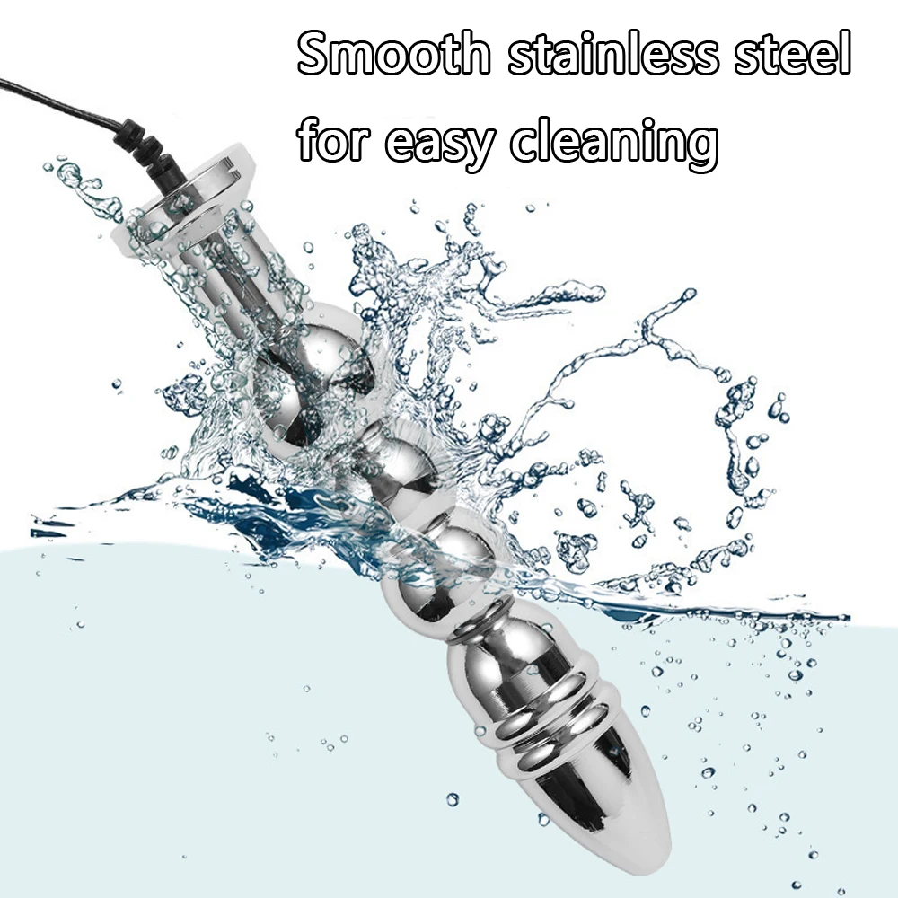 التحكم عن بعد صدمة كهربائية المعادن المكونات الشرج هزاز المبتدئين الشرج توسع جهاز تدليك للبروستاتا الاستمناء تحفيز الجنس لعب