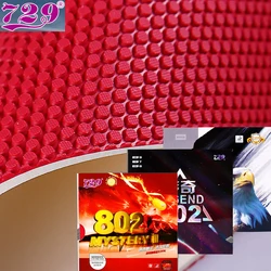 729 Friendship Legend 802 Table Tennis Rubber / OX Sheet Pimples-out Ping Pong Rubber with Elastic Sponge ITTF Approved